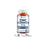 Zinc Gummies 50 Mg - It Helps Improve Cognitive Function, Improve Mood, Enhance Immune Defense, and Antioxidant Effects