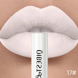 QIBEST Sexy Red Matte Lip Gloss Long Lasting Velvet Liquid Lipstick Lip Makeup Women Beauty Nonstick Cup Waterproof Lipgloss Hot