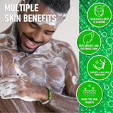 Men's Pine Tar Soap Bar Deep Cleansing Body Soap with Natural Pine Tar & Glycerin,No Phthalate,Moisturizing Exfoliating Formula