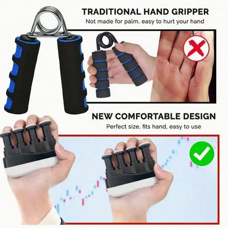 1  grip strength trainer that enhances finger strength by simulating rope tension resistance, suitable for home office exercises