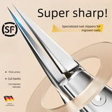 1Pcs Super Sharp Nail Groove Special Nail Clippers Pedicure Special Tool Oblique Toenail Scissors Single Hawkbill Pliers