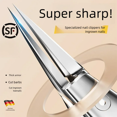 1Pcs Super Sharp Nail Groove Special Nail Clippers Pedicure Special Tool Oblique Toenail Scissors Single Hawkbill Pliers