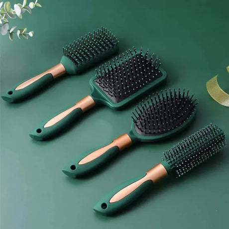 Anti-Static Oval round Air Cushion Comb Scalp Massage Exfoliating Tool for Salon SPA Professional Hair Styling Care Accessory