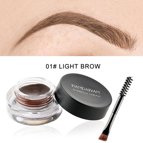 HANDAIYAN Colorful Eyebrow Cream Gel High Pigment Brows Tint Waterproof Long lasting Eye Brow Dye With Brushes Decorate Cosmetic