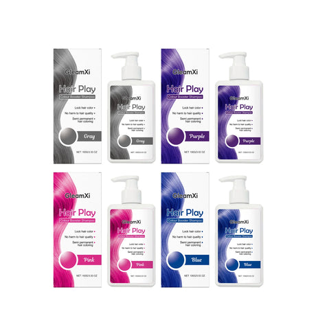 Hair Coloring Shampoo Color Enhance Hair Dye Protection Fade Yellow After Bleach Hair Non-Irritating Fixing Hair Dye Shampoo
