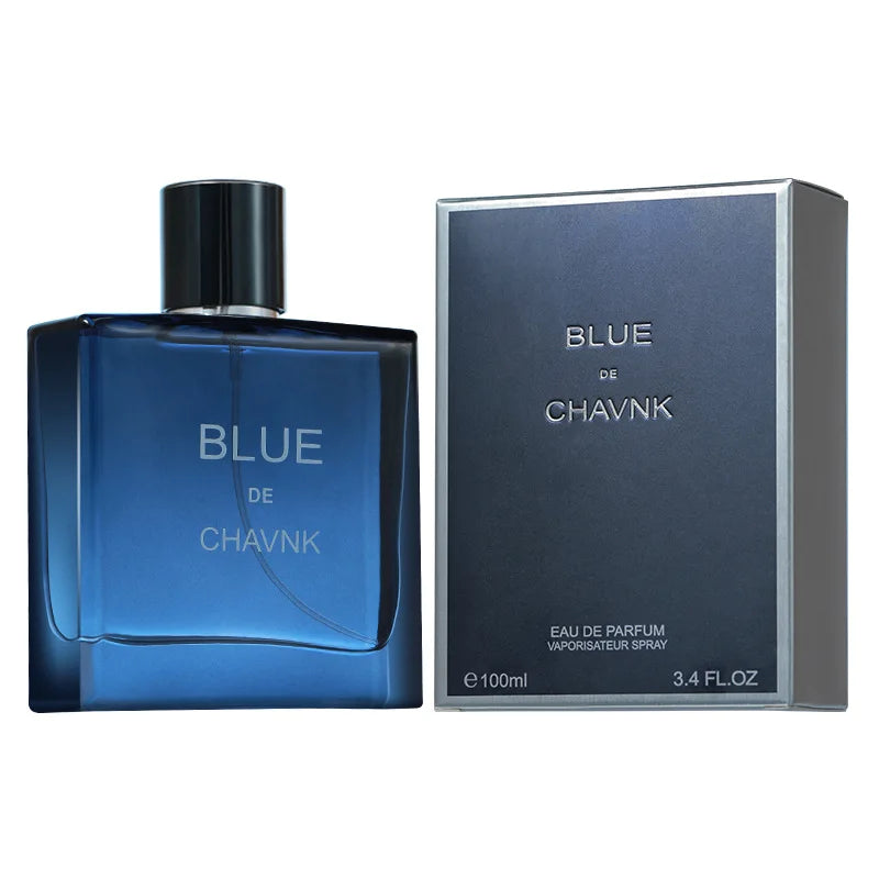 Classic Blue De Chavnk Eau De Parfum 50ml/100ml Pheromone Perfume for Men Gentleman Attract Women Body Spray Azure Fragrance