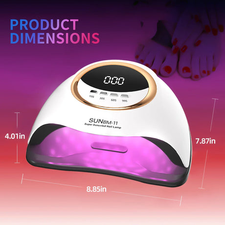 Professional 66LEDs UV Gel LED Dryer Light Nail Lamp for Nails Manicure Gel Polish Nail Art Accessories Curing Gel Toe Nails