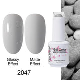 Clou Beaute Gel Nail Polish Neon Brown Royal Blue Red Green Pastal Nude Nail Art Varnishes Gel Lacquer Top Coat UV Gel Nail