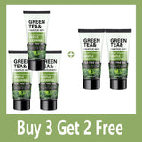 Men's Facial Wash 60g - Green Tea & Salicylic Acid, Deep Cleansing, Oil Control, Tea Tree & Charcoal, For Men