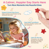 Saffron Gummies for Kids, with Passion Flower, Saffron Extract & GABA, Calm Mood Support Supplement for Focus & Relaxation, Mood