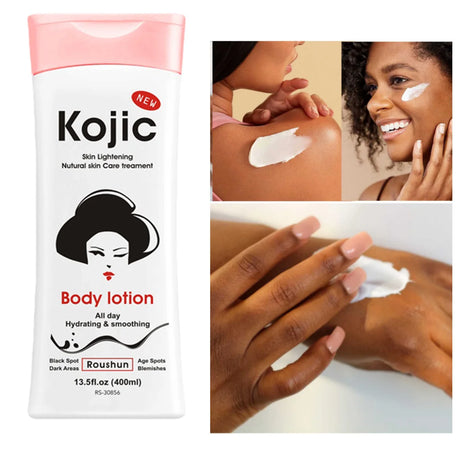 400MLLarge Capacity Kojic Acid Body LotionKojic Acid Body LotionAll-Season Moisturizing Body Lotion，Refreshing and Non-Greasy，F