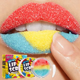 Qiciy Lip Scrub Natural Ingredients Sweet Lip Care Moisturizing Hydrating Gently Exfoliates Anti-Cracking Improves Lip Lines Lip Makeup Base