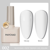 MAYCHAO 12ml Gel Nail Polish Set Professional Salon Nail Art Gels Varnish UV LED Semi Permanent Nail Lacquer Nail Supplies