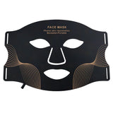 7 Color LED Face Mask with Neck Wireless Portable Red Light Therapy for Anti-Aging, Wrinkles, Skin Rejuvenation, Home Use