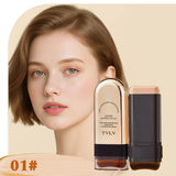 TVLV Skin Tint Stick Long Lasting Lightweight Waterproof Concealer Foundation Cream Flawless Tinted Face Contour Stick Makeup