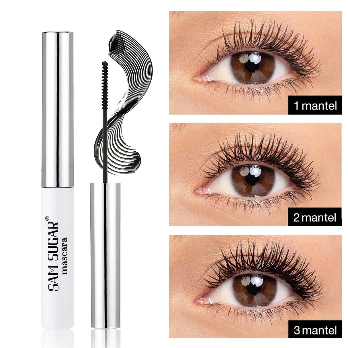 Colorful Slender Mascara Waterproof Fast Drying Curling Eyelashes Multicolor Lashes Makeup Long Lasting Blue Green Cosmetics