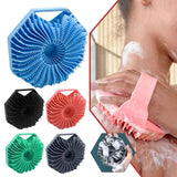 Silicone Exfoliating Body Loofah Bath Massage Shower Scrubber Spa Brush