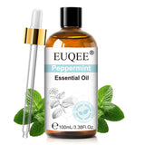 EUQEE 3.38FI.Oz. Aromatherapy Essential Oil For Reed Diffuser Humidifier-100ml Vanilla Lavender Cinnamon Lemon Essential Oils