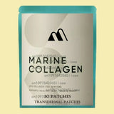 30 Patches Marine Collagen Transdermal Patches With Biotin, Resveratrol Hair Skin, Skin Anti Ageing