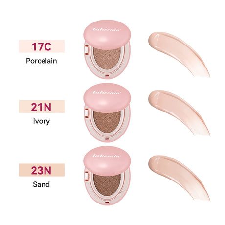 Lakerain Cushion Foundation Korean Makeup Base Mist Foundations Makeup Full Coverage Long-lasting Cc Cream Sunscreen Cosmetic