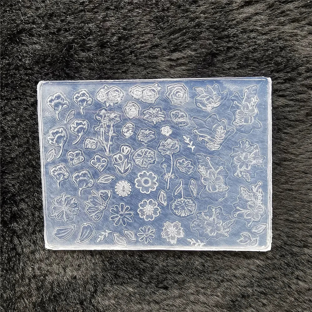 1pc Butterfly Sweater Snowflake 3D Acrylic Mold  Photo Frame  Silicone  Nail Art   Nails DIY  Nail Art Templates Nails  Mold