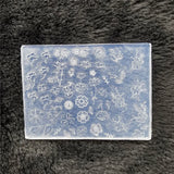 1pc Butterfly Sweater Snowflake 3D Acrylic Mold  Photo Frame  Silicone  Nail Art   Nails DIY  Nail Art Templates Nails  Mold