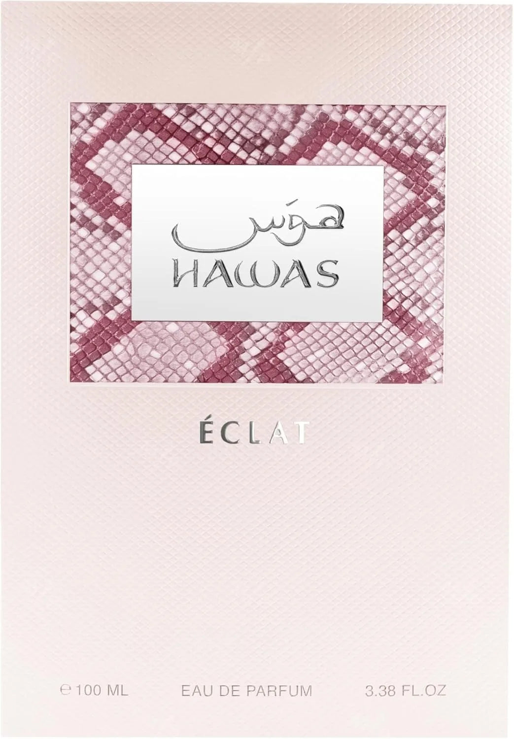 Rasasi Hawas Eclat for Women Eau de Parfum Spray, 3.4oz, Floral Fruity Perfume
