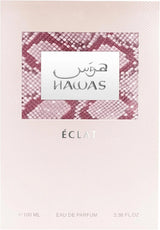 Rasasi Hawas Eclat for Women Eau de Parfum Spray, 3.4oz, Floral Fruity Perfume