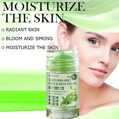 45g Aloe Vera Facial Firming Cream, Natural Aloe Vera Essence, Gentle and Skin-Friendly, Effectively Reduces Fine Lines, Tightens Skin, and Moisturizes Skin