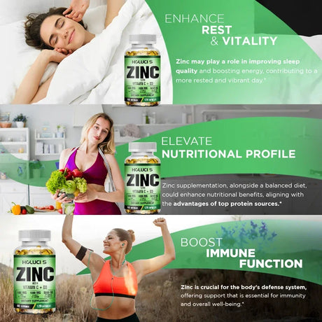 Buy 1 Get 1 Free! Pure Zinc Supplement, for Immune System Booster, Wound Healing & Antioxidant Defense for Year-Round Wellness