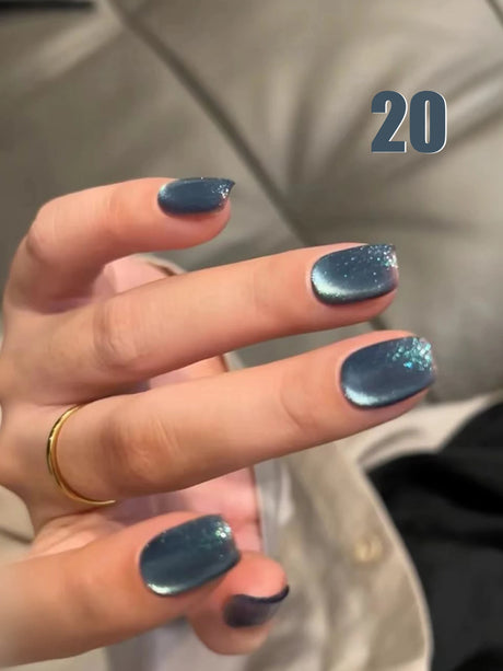 12ml 1-21pcs Brown Gold Cat Eye Gel Nail Polish Hot Selling Winter Whitening Magnet Gel Polish Gold Nails Nail Supplies Nail Art