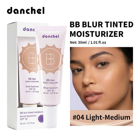  BB Blur Tinted Moisturizer 12h Natural Matte Finish  Medium Coverage SPF30 Sun Protection Evens Skin Texture Blurring Cream