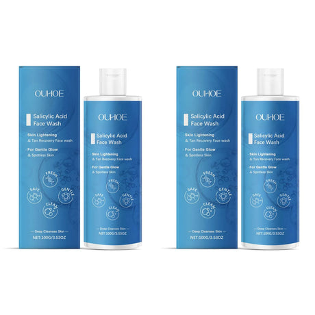 Salicylic Acid Facial Cleanser Acne Treatment Moisturizing Oil Control Skincare Face Wash Cleansing Pore Hydrating Skin Care