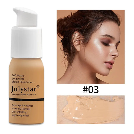 Double Wear Liquid Foundation Stay in Place Long Lasting Concealer Foundation Make-up Oil Control Moisturizing Facial Makeup