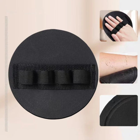 Black Body Exfoliating Bath Scrubbing Shower Brush Dead Skin Remover Bathing Tools Circular Painless Bath Towel PVA Material