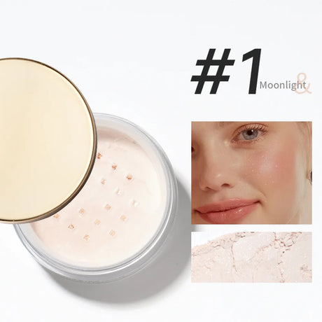 Diamond Glitter Loose Powder 6 Colors Pearlescent Oil Control Mineral Powder Face Foundation Cosmetics Lasting Makeup Powder