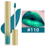 14 Colors Bold Intense Glitter Metallic Lip Gloss Pearlescent Lip Tint,Long Lasting Liquid Lipstick Makeup Gifts for Women Red