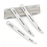 100Pcs Wooden Nail File Professional Sanding Buffer Files 100/180/240 Double Side For Salon Manicure Pedicure UV Gel Tips Tools