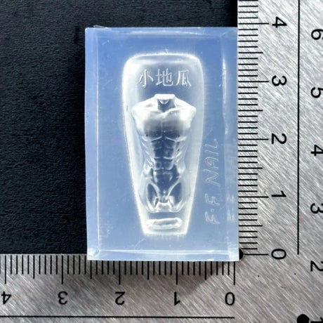 3D Silicone Nail Art Mold Ribs Spine Bone Design DIY Nail Decor Transparent Manicure Template