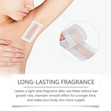 OceAura Hair Removal Wax Strips for Legs and Body Hair Growth Postponement Easy Operation Non-Irritating Depilatory Wax Strips