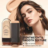 TVLV Skin Tint Stick Long Lasting Lightweight Waterproof Concealer Foundation Cream Flawless Tinted Face Contour Stick Makeup