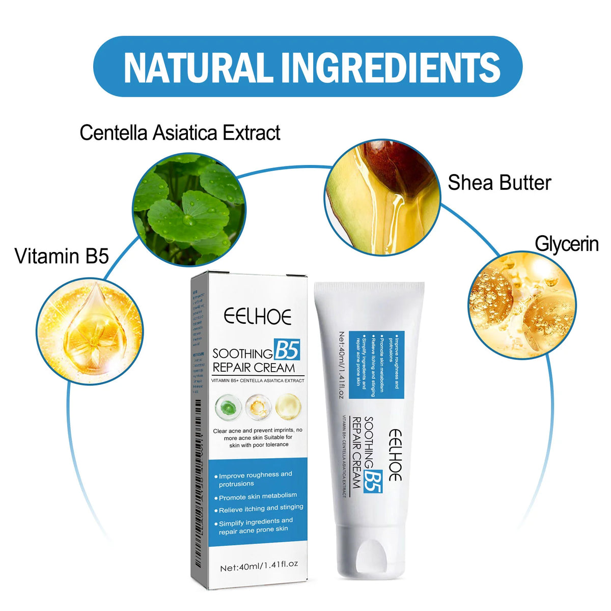 1/3/5PCS B5 Moisturizing Cream Hydrating Solves Dry Chapped Red Skin Nourishing Improve Sunscreen Korean Beauty Face Skin Care