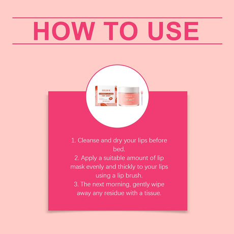 Berry Lip Sleeping Mask Overnight Lip Treatment for Dry Chapped Lips Hydrating Lip Mask with Hyaluronic Acid & Ceramide Deep