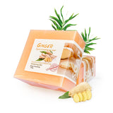 Turmeric Soap with Plant Essential Oils, Handmade Cleansing Bar for Face & Body, Ginger-Infused Traditional Formula