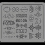 3D Silicone Nail Art Mold for DIY Manicure European Style Retro Lace Design Transparent Decorative Template