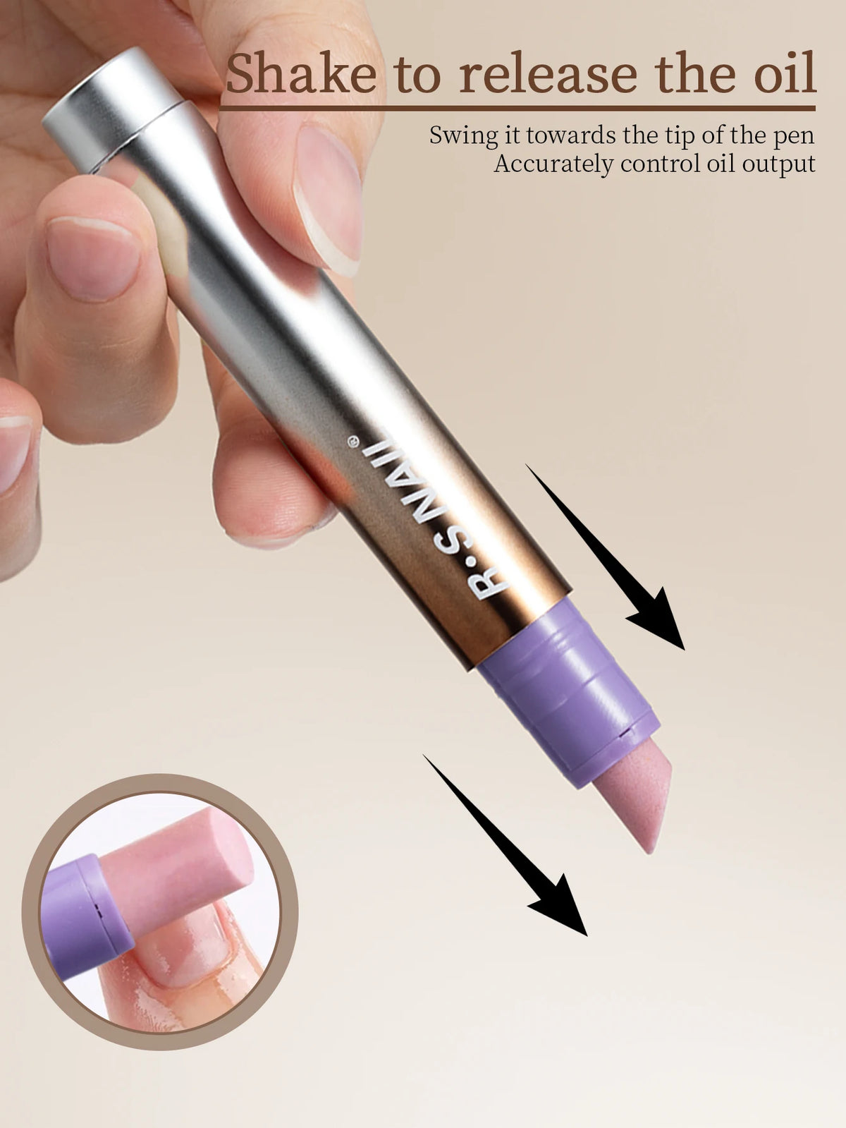 1/2PCS 3-In-1 Cuticle Oil Pen Nail Art Essence Pen Nail Cuticle Remover Pen Dry & Damaged Nails Nourishing Moisturize Nails Care