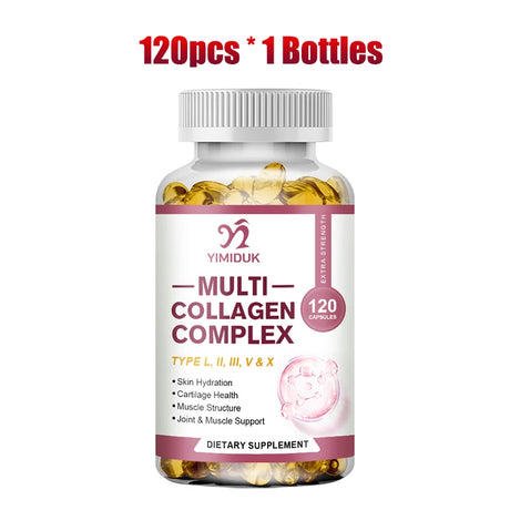 Buy 1 Get 1 Free! Advanced Multi Collagen Complex Supplement, Support Joint Pain Relief, Cartilage Repair & Skin Whitening