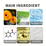 Vitamin B5 Face Serum Smooth Moisturizing Repair Dry Skin Aloe Soothe Pores Shrink Firming Hydrating Oil Control Facial Essence