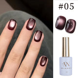 12ml 1-21pcs Brown Gold Cat Eye Gel Nail Polish Hot Selling Winter Whitening Magnet Gel Polish Gold Nails Nail Supplies Nail Art