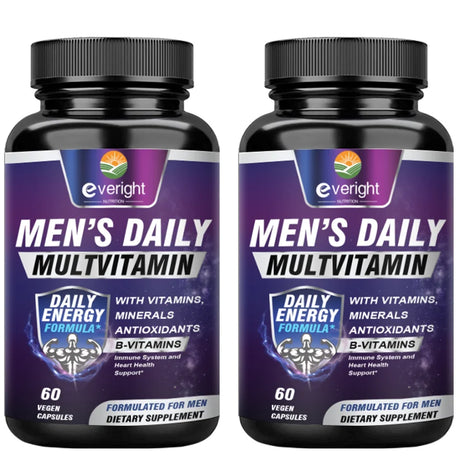 Men's Multivitamin – Immune Boost with Vitamins A, B12, C, D | Daily Energy & Non-GMO